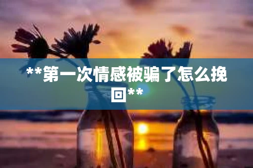 **第一次情感被骗了怎么挽回**