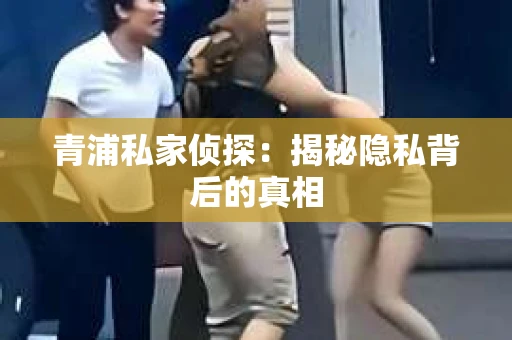 青浦私家侦探：揭秘隐私背后的真相