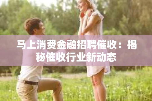 马上消费金融招聘催收：揭秘催收行业新动态
