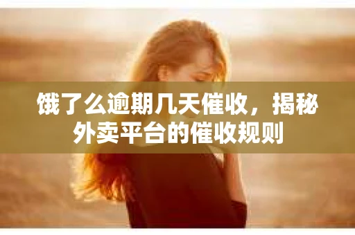 饿了么逾期几天催收，揭秘外卖平台的催收规则