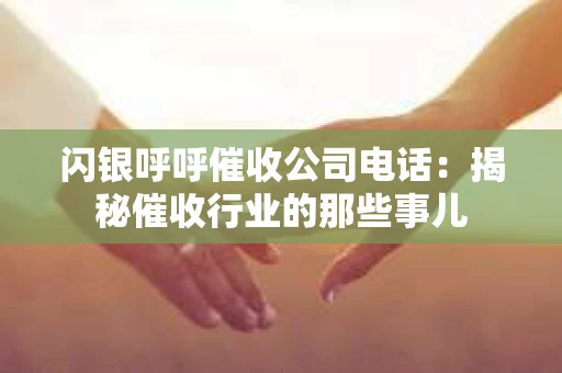闪银呼呼催收公司电话：揭秘催收行业的那些事儿