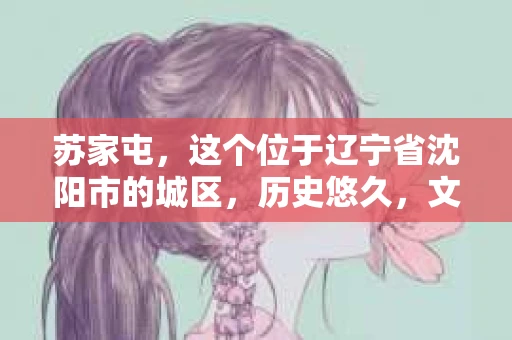 苏家屯，这个位于辽宁省沈阳市的城区，历史悠久，文化底蕴深厚。近年来，随着社会的发展，人们对于私家侦探的需求也逐渐增加。那么，苏家屯有私家侦探吗？今天，我们就来聊聊这个话题。