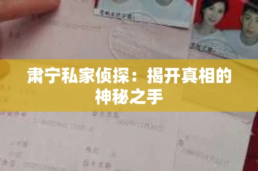 肃宁私家侦探：揭开真相的神秘之手