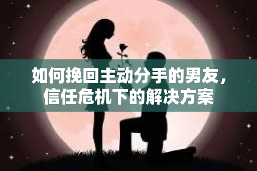 如何挽回主动分手的男友，信任危机下的解决方案