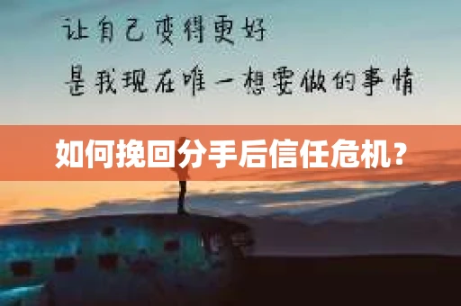 如何挽回分手后信任危机? 如何挽回分手后信任危机?
