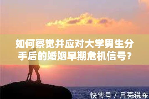 如何察觉并应对大学男生分手后的婚姻早期危机信号？