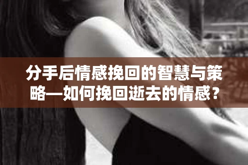 分手后情感挽回的智慧与策略—如何挽回逝去的情感？